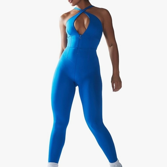 Savage X Fenty Vibrant Blue Jumpsuit - Picture 2 of 10